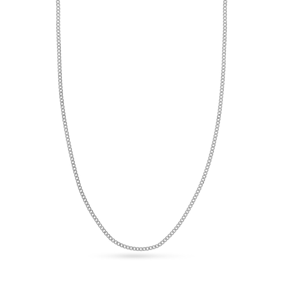 Men's Open Curb Necklace 14K White Gold 16" xJ0QJs37 Men's Open Curb Necklace 14K White Gold 16" xJ0QJs37