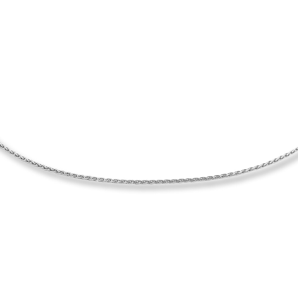 Adjustable Wheat Chain 14K White Gold 16" - 26" Length xKkKrvxl Adjustable Wheat Chain 14K White Gold 16" - 26" Length xKkKrvxl