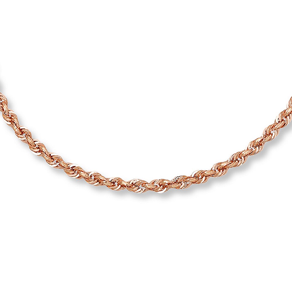 Rope Necklace 14K Rose Gold 30 Length xTz9kyVV Rope Necklace 14K Rose Gold 30 Length xTz9kyVV