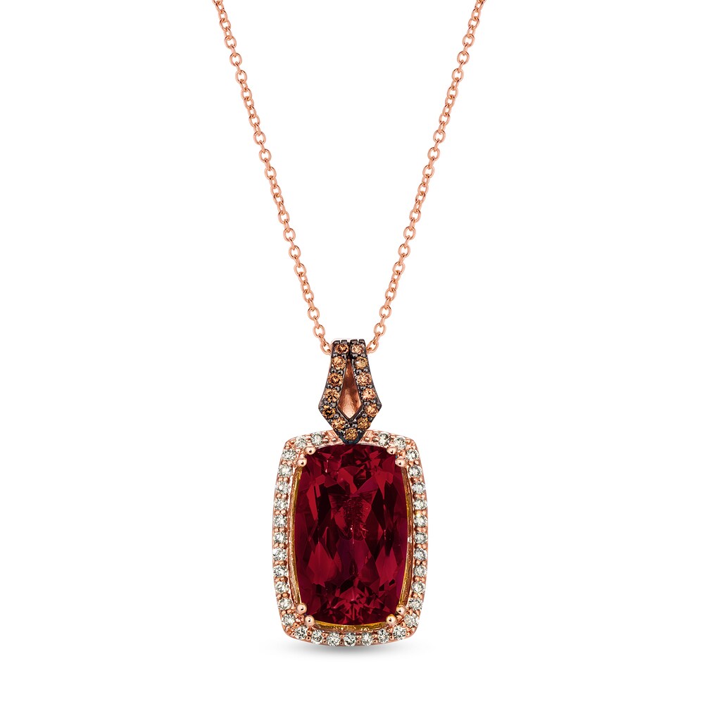 Le Vian Natural Garnet Necklace 3/8 ct tw Diamonds 14K Strawberry Gold xgrQNwhB Le Vian Natural Garnet Necklace 3/8 ct tw Diamonds 14K Strawberry Gold xgrQNwhB