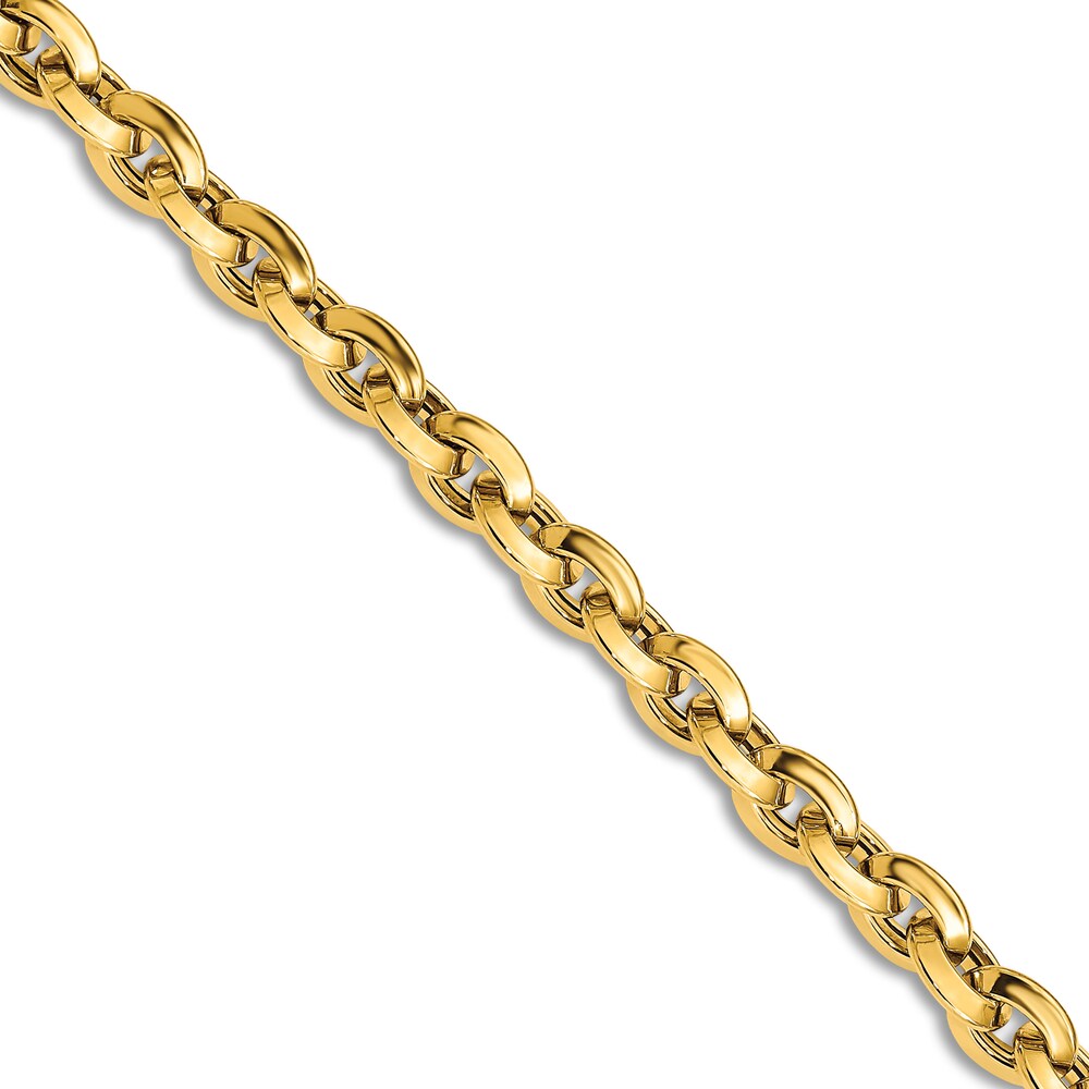 Rolo Chain Necklace 14K Yellow Gold 17.25\" xjGGrMwt Rolo Chain Necklace 14K Yellow Gold 17.25\" xjGGrMwt