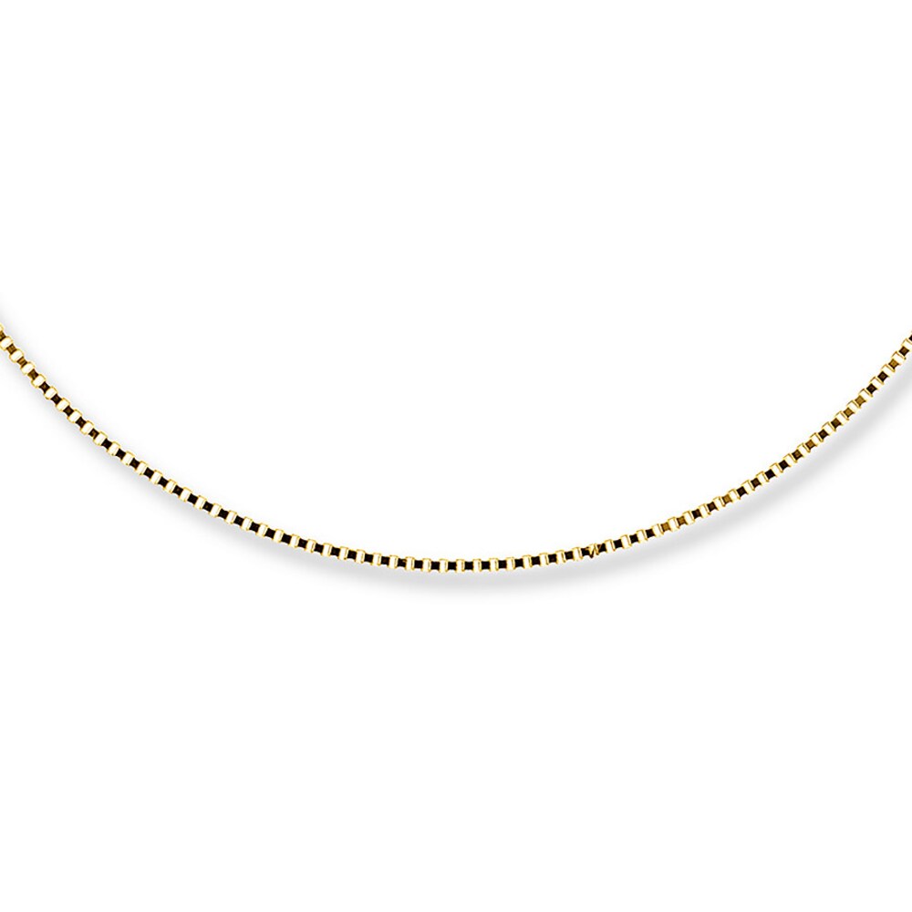 Box Chain Necklace 14K Yellow Gold 20 Length xlO15UW8 Box Chain Necklace 14K Yellow Gold 20 Length xlO15UW8