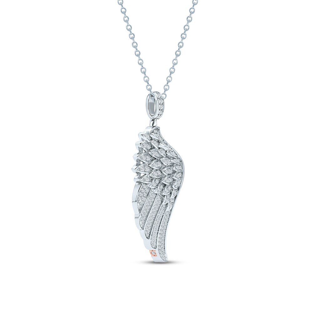 Pnina Tornai Diamond Wing Necklace 3/8 ct tw Round 14K White Gold xrIGJqS6 Pnina Tornai Diamond Wing Necklace 3/8 ct tw Round 14K White Gold xrIGJqS6