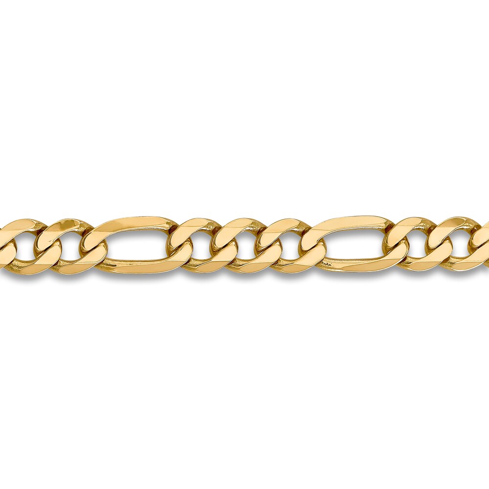 Flat Figaro Chain Necklace 14K Yellow Gold 22\" 10.0mm y7hXL8nU Flat Figaro Chain Necklace 14K Yellow Gold 22\" 10.0mm y7hXL8nU
