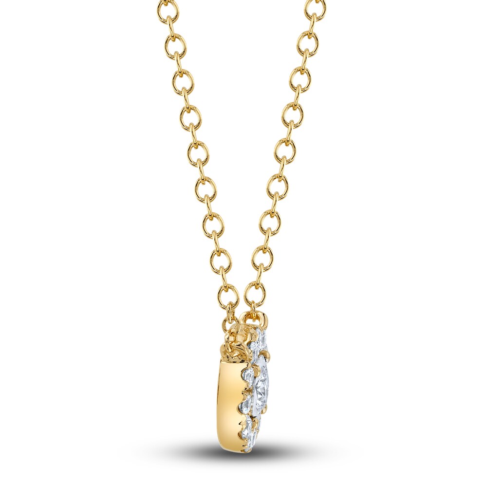 Shy Creation Diamond Necklace 1/6 ct tw Round 14K Yellow Gold SC55024122V2 yCin7V9f Shy Creation Diamond Necklace 1/6 ct tw Round 14K Yellow Gold SC55024122V2 yCin7V9f