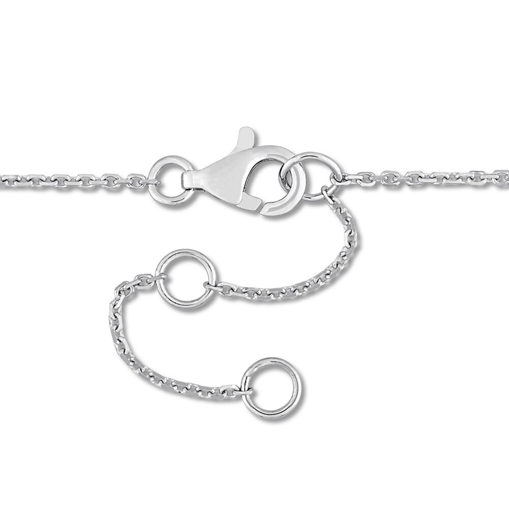 Diamond Curved Bar Necklace 1/4 ct tw Round-cut 14K White Gold zRW6t7fm Diamond Curved Bar Necklace 1/4 ct tw Round-cut 14K White Gold zRW6t7fm