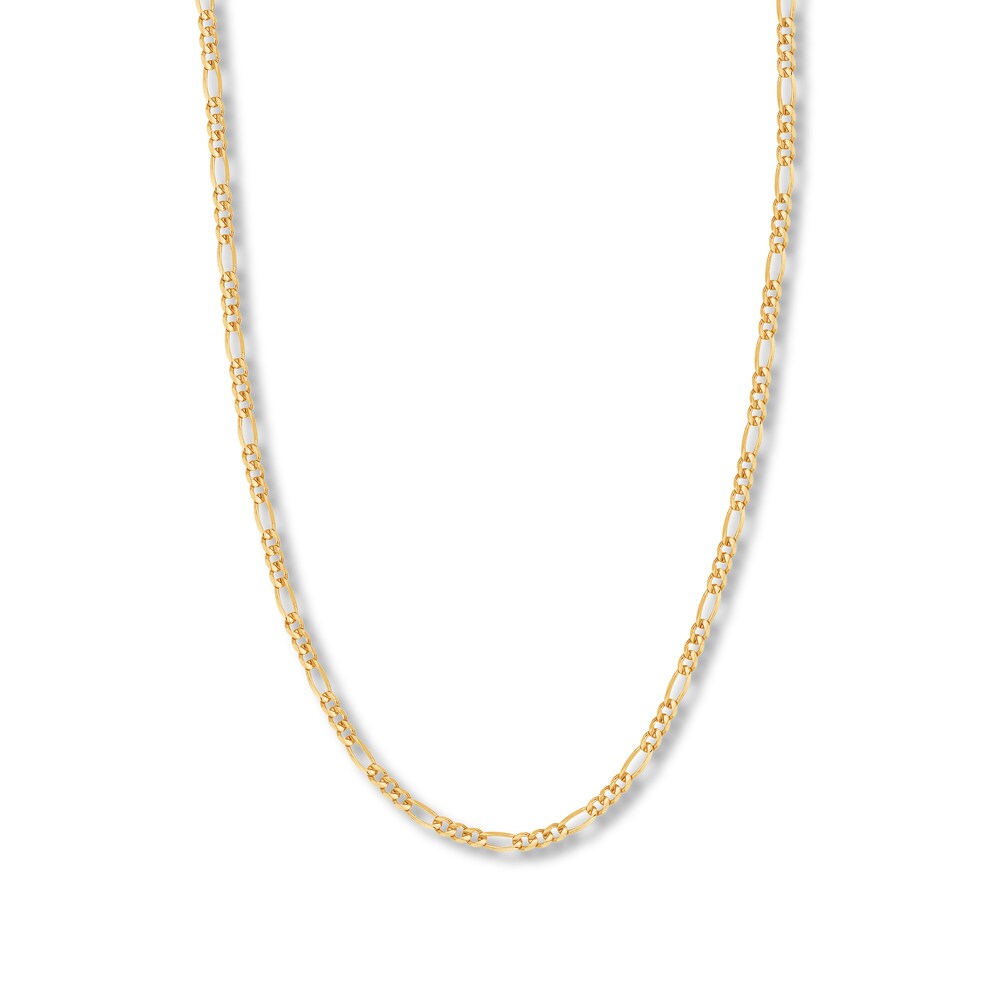 22" Figaro Chain Necklace 14K Yellow Gold Appx. 3.9mm zr9jGko0 22" Figaro Chain Necklace 14K Yellow Gold Appx. 3.9mm zr9jGko0