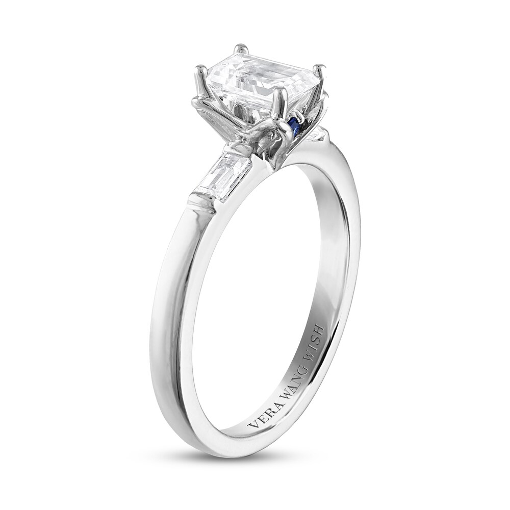 Vera Wang WISH Diamond Engagement Ring 1-1/8 ct tw Baguette Platinum 03G8ajmQ Vera Wang WISH Diamond Engagement Ring 1-1/8 ct tw Baguette Platinum 03G8ajmQ