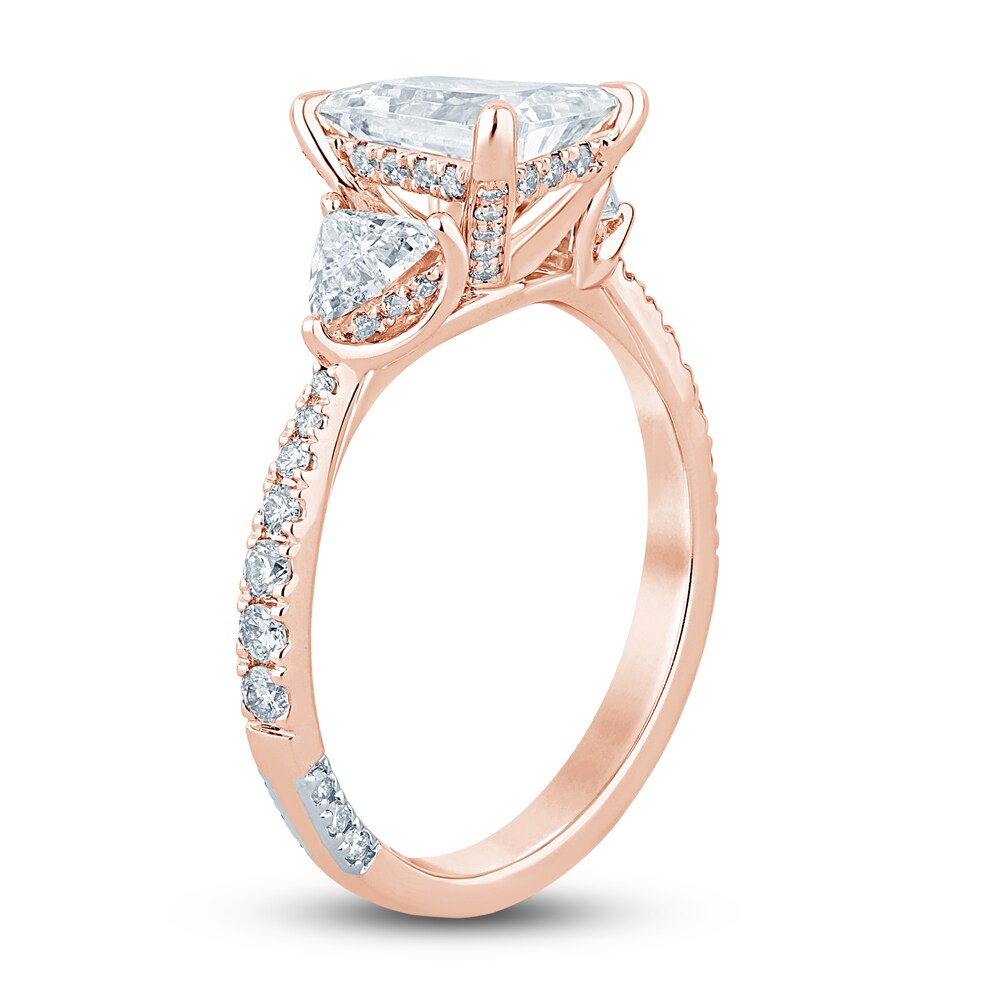 Pnina Tornai Diamond Engagement Ring 2-7/8 ct tw Radiant/Trillion/ Round 14K Rose Gold 0OkRIuvd Pnina Tornai Diamond Engagement Ring 2-7/8 ct tw Radiant/Trillion/ Round 14K Rose Gold 0OkRIuvd