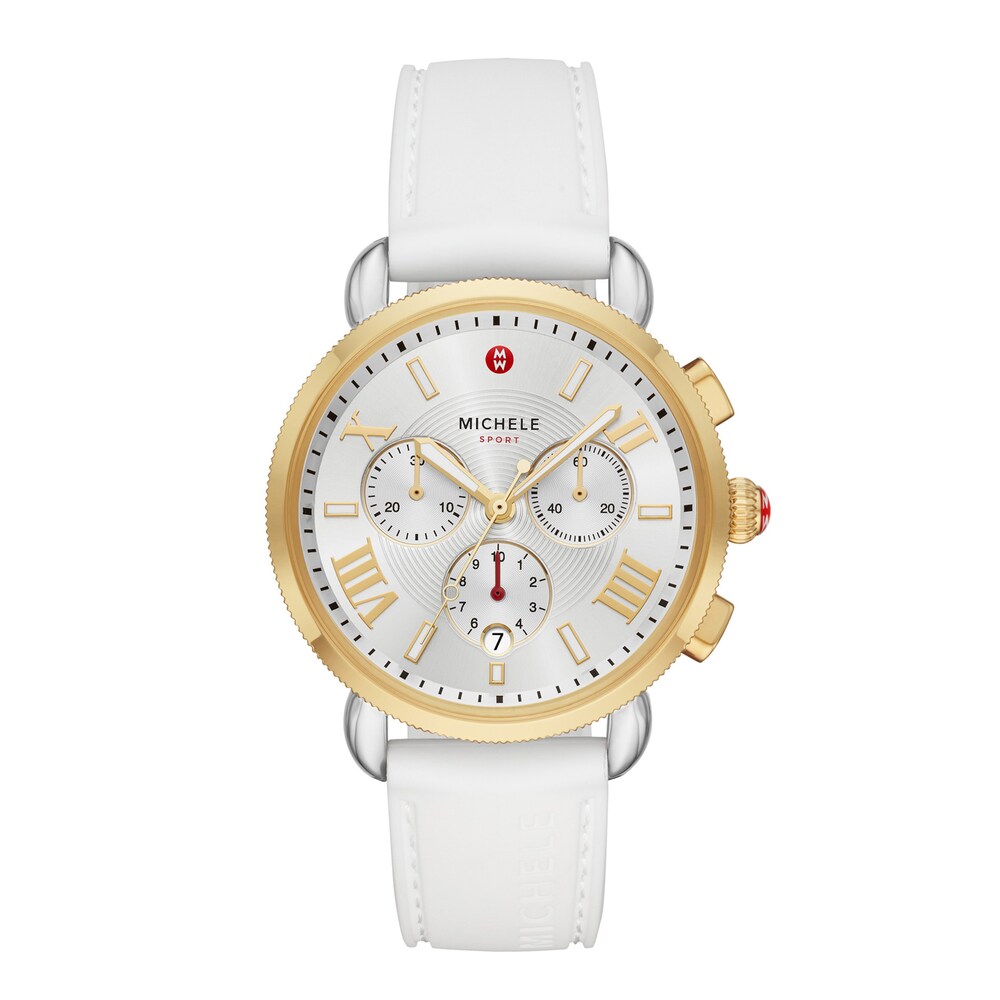 MICHELE Sporty Sport Sail Women's Chronograph Watch MWW01P000017 0SWvH1n1