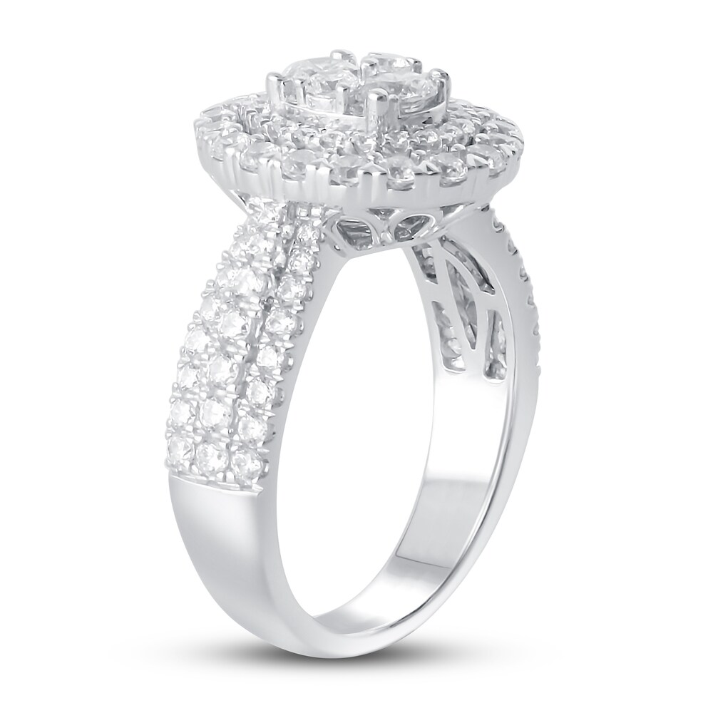 Diamond Engagement Ring 1-3/4 ct tw Round 14K White Gold 0Sbec5Zr Diamond Engagement Ring 1-3/4 ct tw Round 14K White Gold 0Sbec5Zr