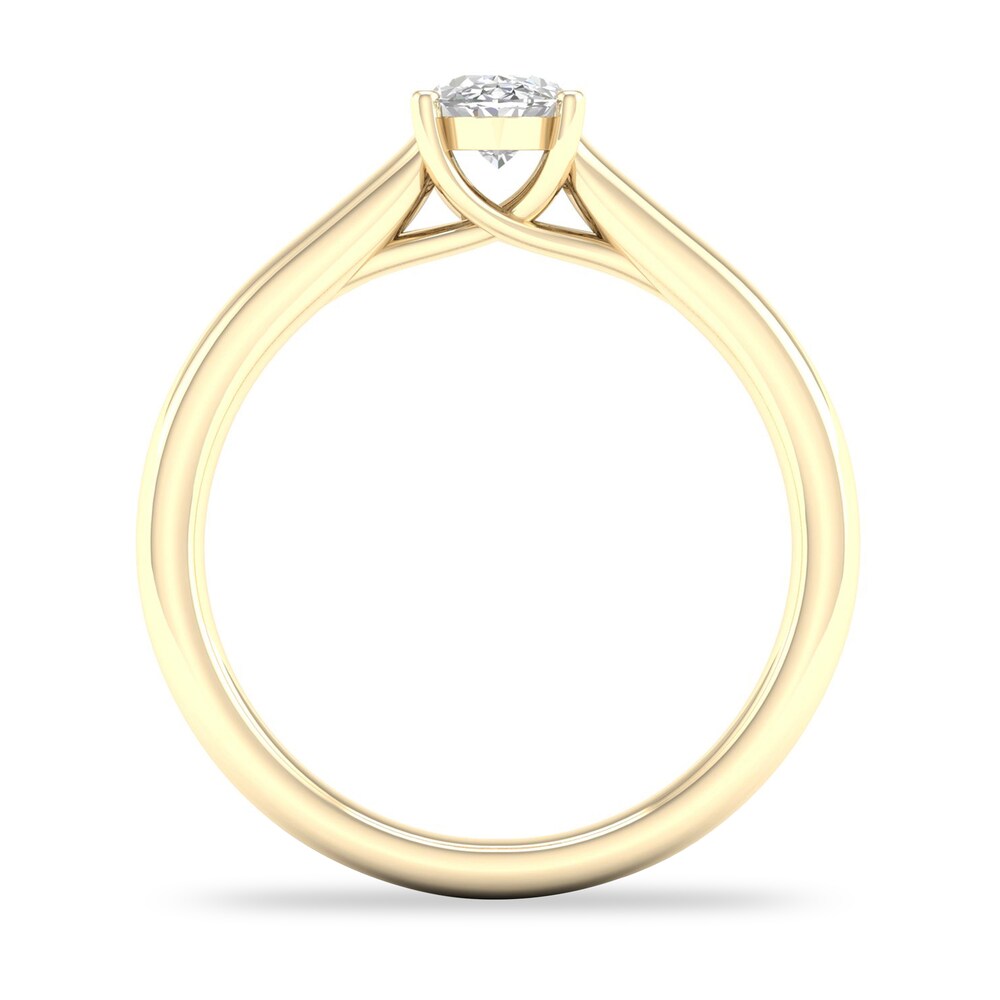 Diamond Solitaire Ring 1/2 ct tw Oval-cut 14K Yellow Gold (SI2/I) 0aU1qksM Diamond Solitaire Ring 1/2 ct tw Oval-cut 14K Yellow Gold (SI2/I) 0aU1qksM