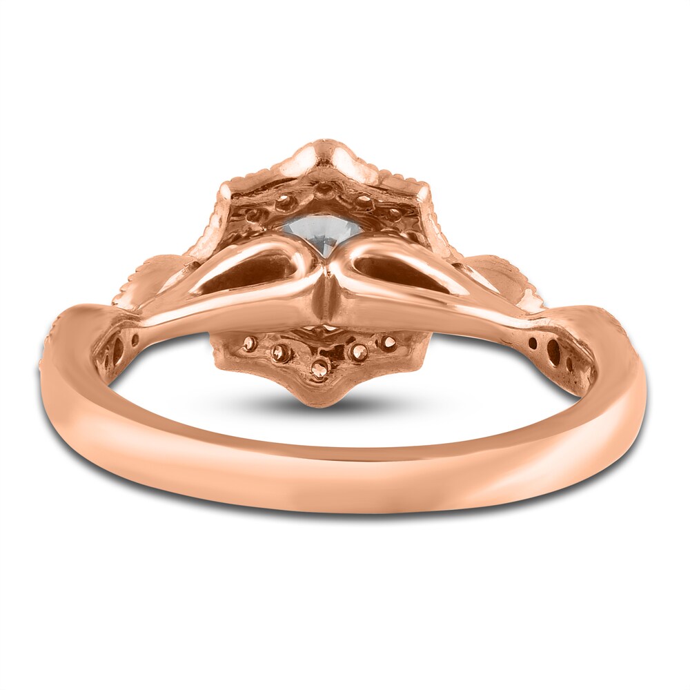 Diamond Engagement Ring 7/8 ct tw Round 14K Rose Gold 0qVluyqb Diamond Engagement Ring 7/8 ct tw Round 14K Rose Gold 0qVluyqb