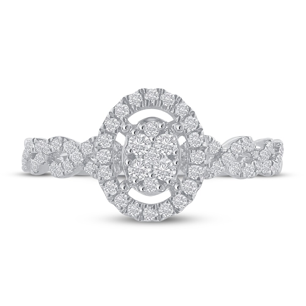 Diamond Engagement Ring 1/2 ct tw Round 14K White Gold 0wBqz1Za Diamond Engagement Ring 1/2 ct tw Round 14K White Gold 0wBqz1Za