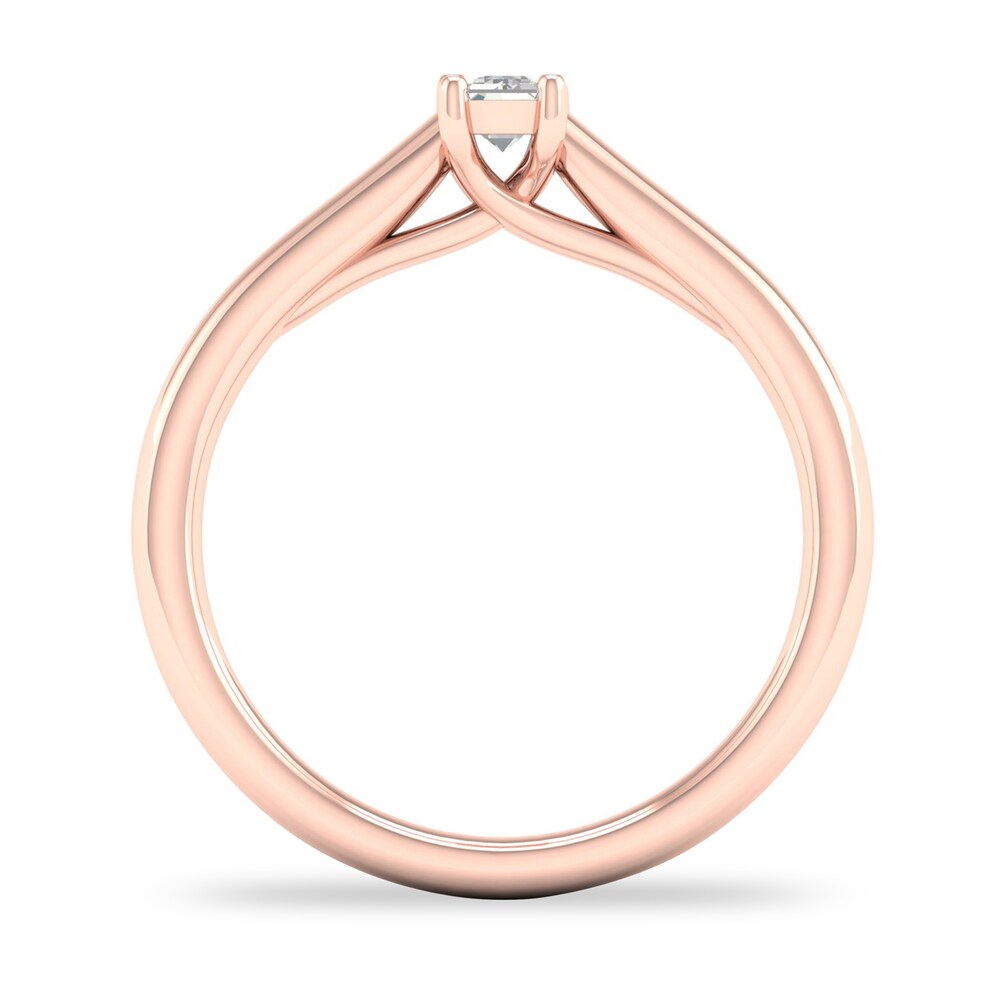 Diamond Solitaire Ring 1/4 ct tw Emerald-cut 14K Rose Gold (SI2/I) 1JQ5ecvS Diamond Solitaire Ring 1/4 ct tw Emerald-cut 14K Rose Gold (SI2/I) 1JQ5ecvS