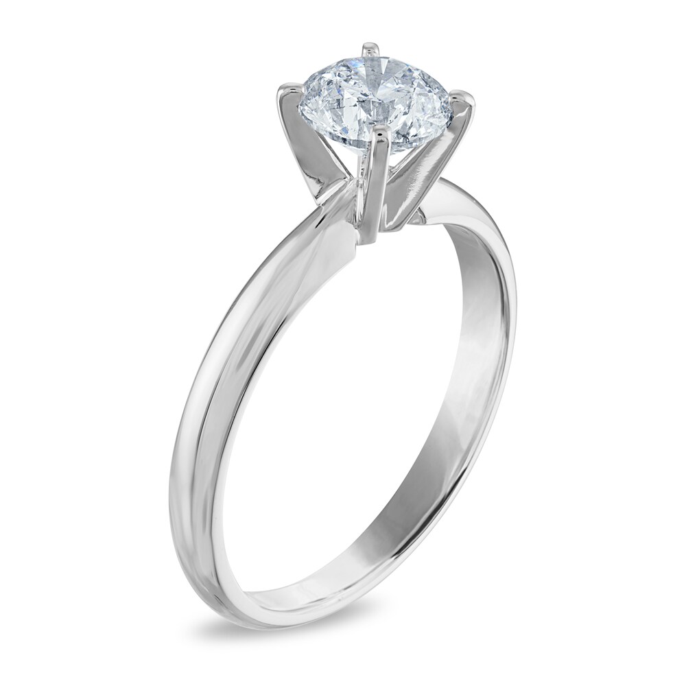 Diamond Solitaire Ring 1 ct tw Round 14K White Gold (I2/I) 1WLyouCR Diamond Solitaire Ring 1 ct tw Round 14K White Gold (I2/I) 1WLyouCR