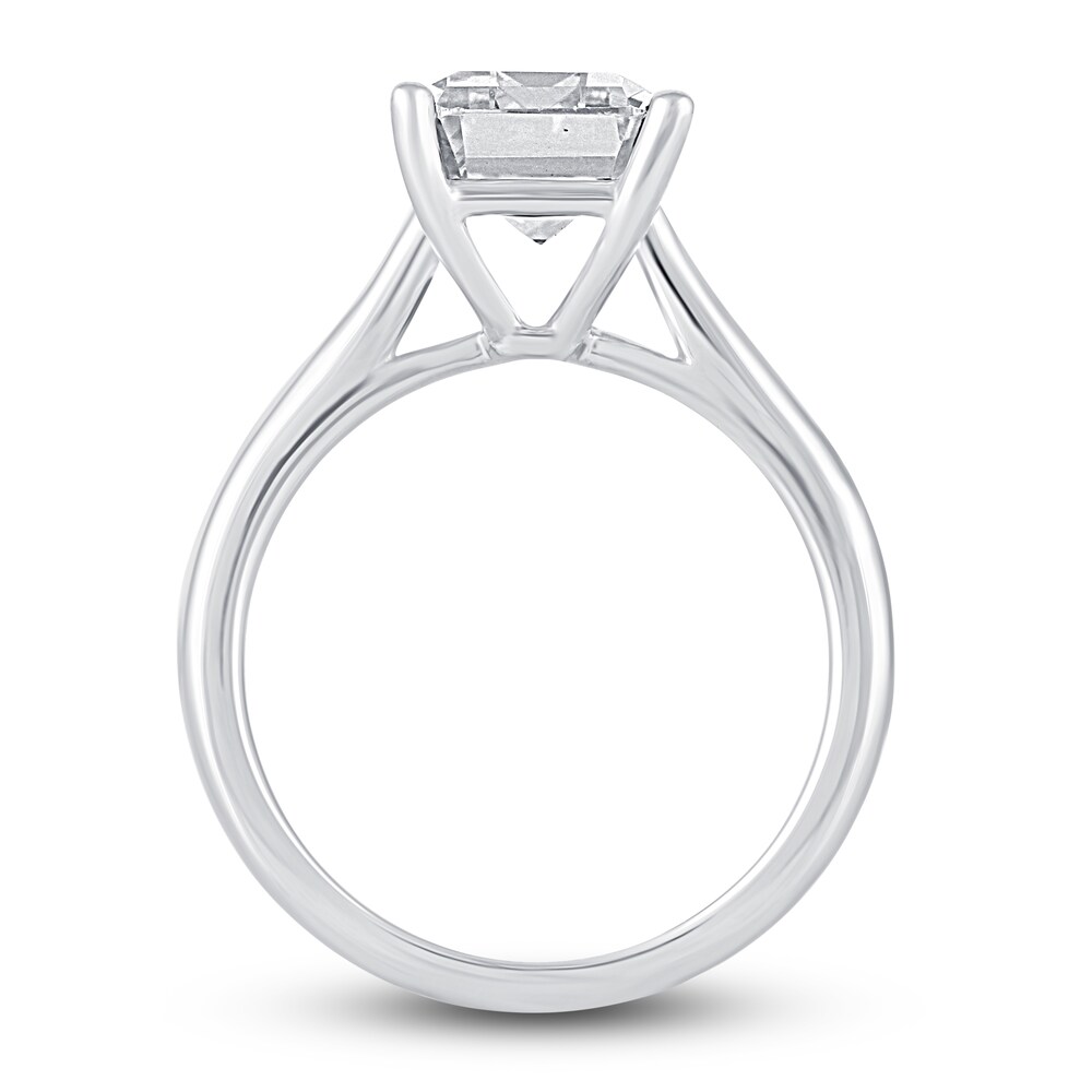 Lab-Created Diamond Solitaire Ring 3 ct tw Emerald 14K White Gold (F/VS2) 1oc1tsUY Lab-Created Diamond Solitaire Ring 3 ct tw Emerald 14K White Gold (F/VS2) 1oc1tsUY
