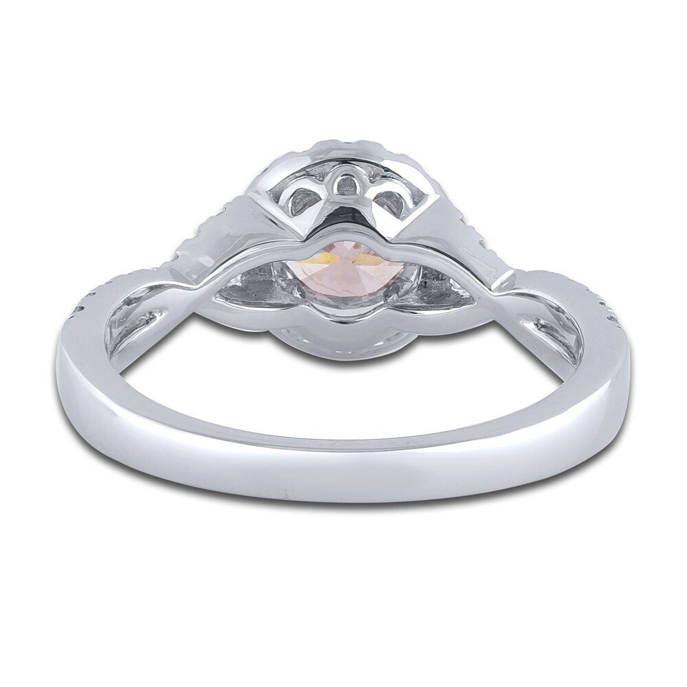 Diamond Engagement Ring 1-3/8 ct tw Round 14K White Gold 24907bPI Diamond Engagement Ring 1-3/8 ct tw Round 14K White Gold 24907bPI