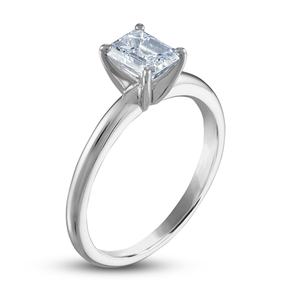 Diamond Solitaire Ring 3/4 ct tw Emerald 14K White Gold (I2/I) 29m8teG0 Diamond Solitaire Ring 3/4 ct tw Emerald 14K White Gold (I2/I) 29m8teG0