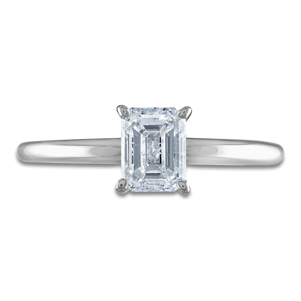 Diamond Solitaire Ring 3/4 ct tw Emerald 14K White Gold (I2/I) 29m8teG0 Diamond Solitaire Ring 3/4 ct tw Emerald 14K White Gold (I2/I) 29m8teG0
