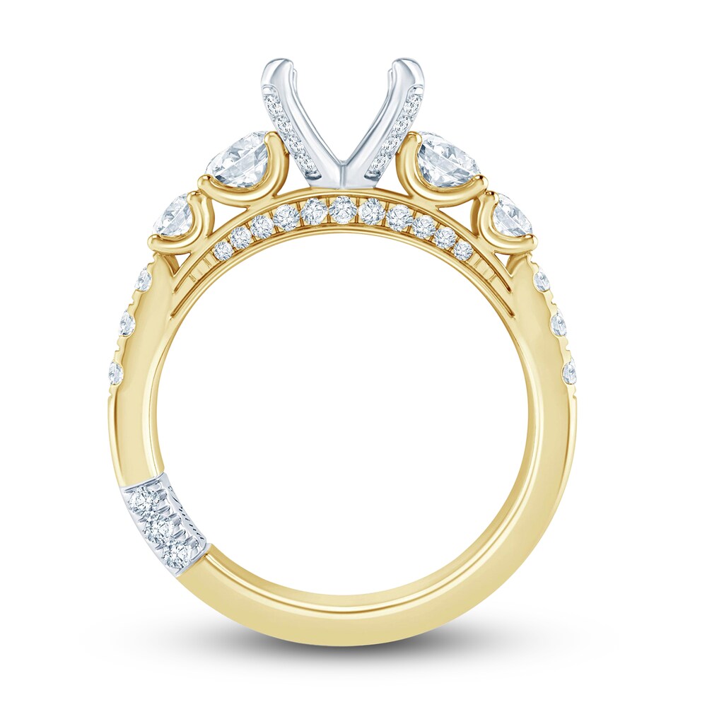 Pnina Tornai Lab-Created Diamond Engagement Ring Setting 1-1/4 ct tw Oval 14K Yellow Gold 2CGkr1Nj Pnina Tornai Lab-Created Diamond Engagement Ring Setting 1-1/4 ct tw Oval 14K Yellow Gold 2CGkr1Nj