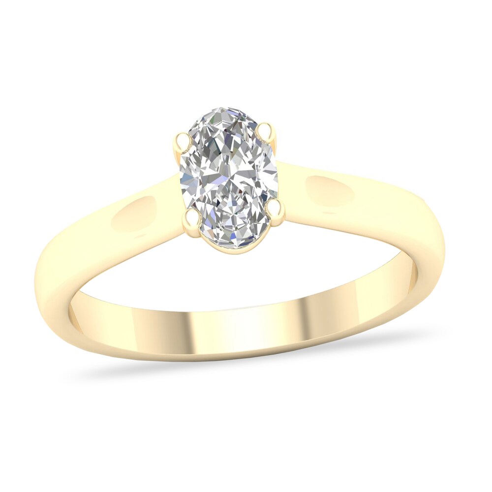 Diamond Solitaire Ring 3/4 ct tw Oval-cut 14K Yellow Gold (SI2/I) 2YdwoS7f Diamond Solitaire Ring 3/4 ct tw Oval-cut 14K Yellow Gold (SI2/I) 2YdwoS7f