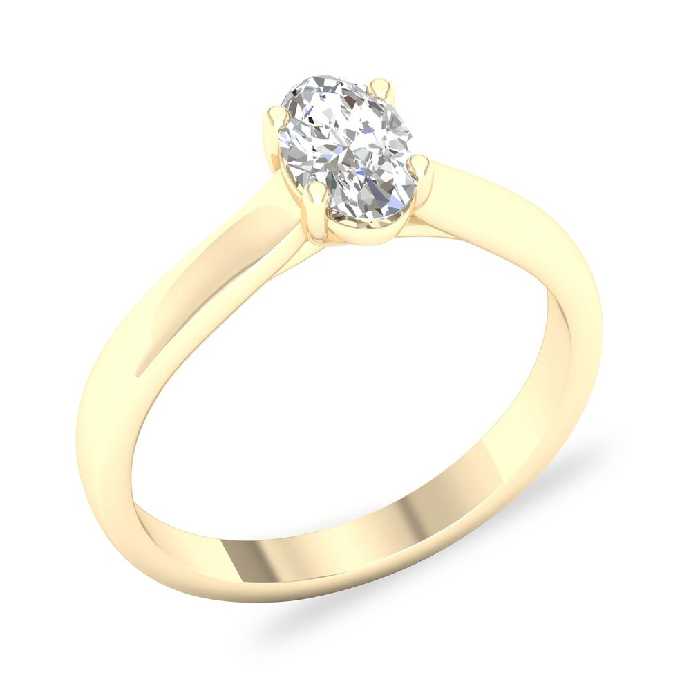 Diamond Solitaire Ring 3/4 ct tw Oval-cut 14K Yellow Gold (SI2/I) 2YdwoS7f Diamond Solitaire Ring 3/4 ct tw Oval-cut 14K Yellow Gold (SI2/I) 2YdwoS7f