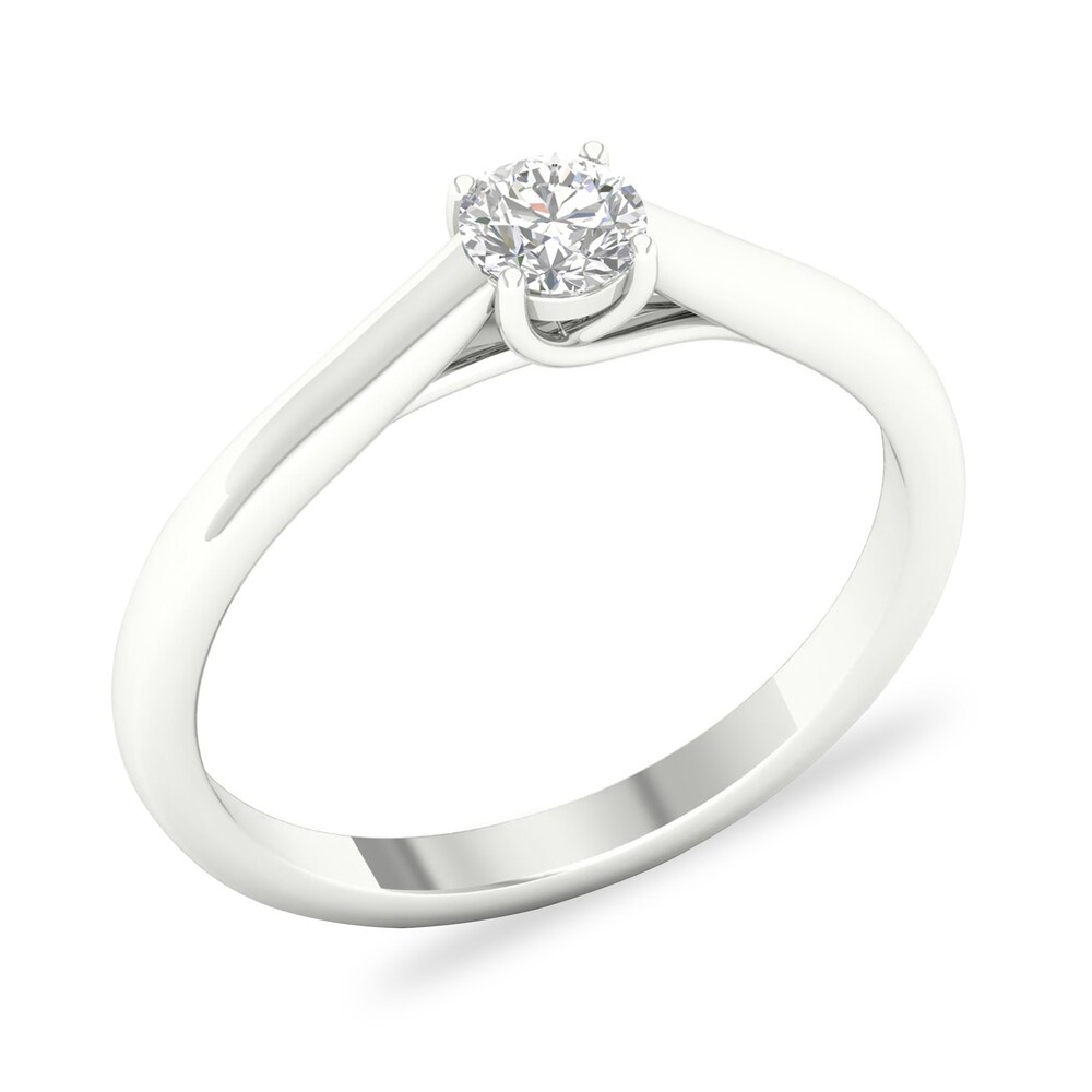 Diamond Solitaire Ring 1/3 ct tw Round-cut Platinum (SI2/I) 2gq1vEMw Diamond Solitaire Ring 1/3 ct tw Round-cut Platinum (SI2/I) 2gq1vEMw