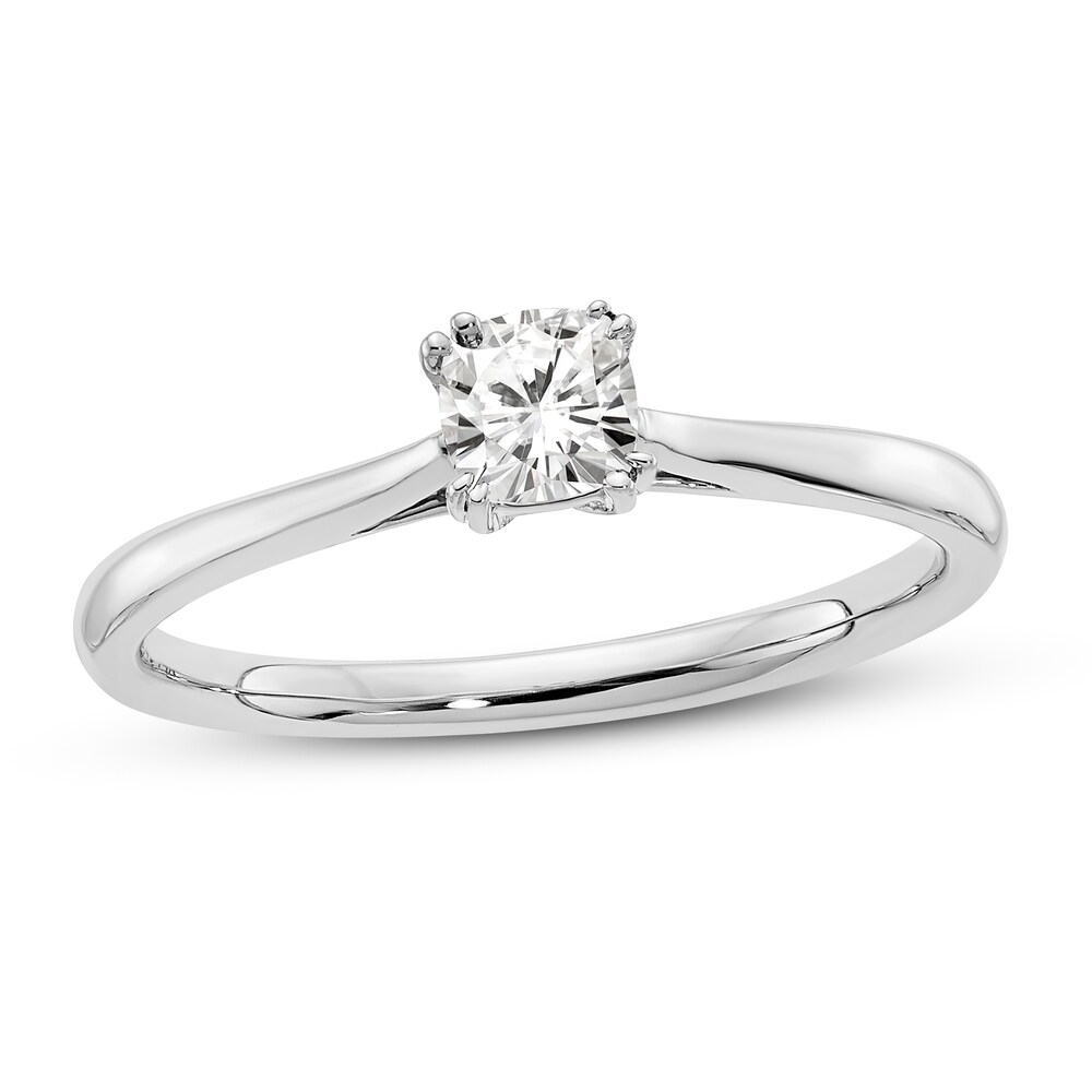 Diamond Solitaire Engagement Ring 1/3 ct tw Cushion 14K White Gold (I1/I) 2y09iOrh Diamond Solitaire Engagement Ring 1/3 ct tw Cushion 14K White Gold (I1/I) 2y09iOrh