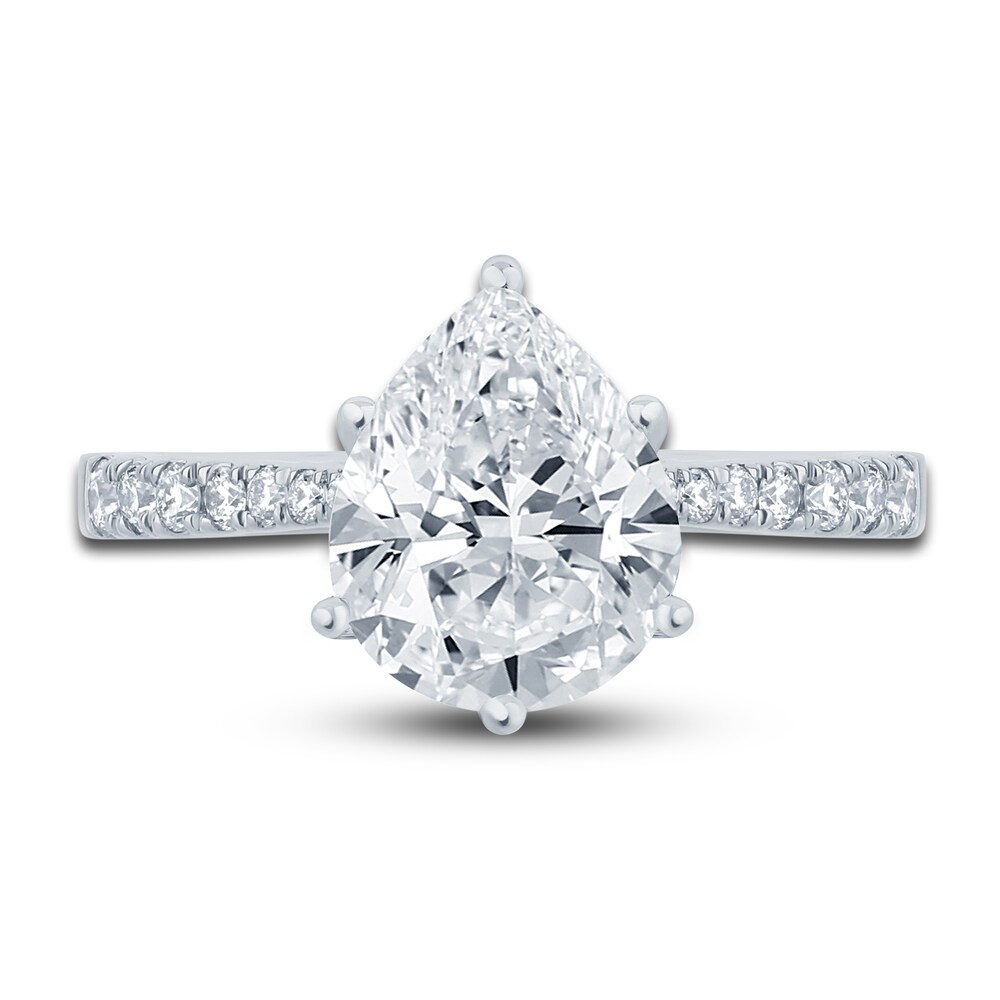 Pnina Tornai Diamond Engagement Ring 2-3/4 ct tw Pear/Round 14K White Gold 3S1WIZDh Pnina Tornai Diamond Engagement Ring 2-3/4 ct tw Pear/Round 14K White Gold 3S1WIZDh