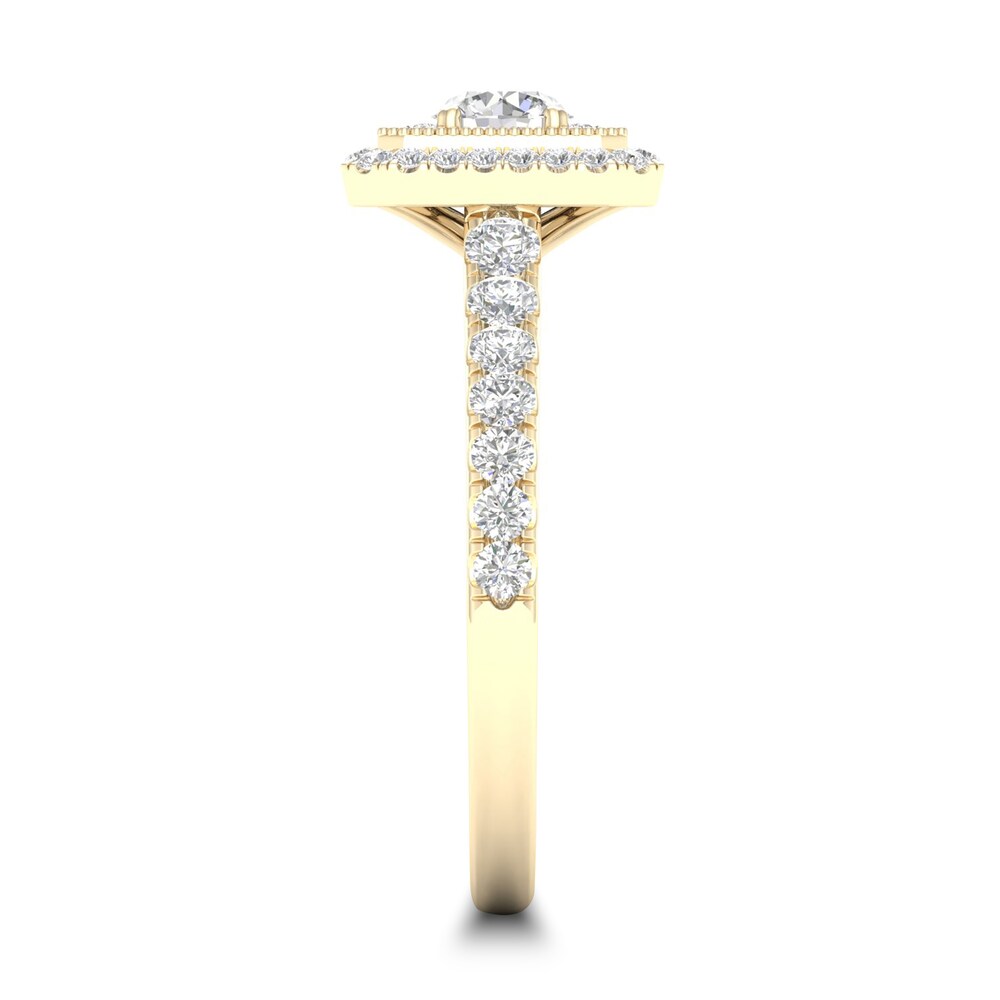 Diamond Ring 3/4 ct tw Round-cut 14K Yellow Gold 3SQ8BF00 Diamond Ring 3/4 ct tw Round-cut 14K Yellow Gold 3SQ8BF00