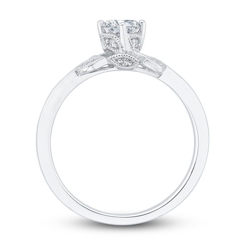 Diamond Engagement Ring 3/8 ct tw Round 14K White Gold 3bTbtQko Diamond Engagement Ring 3/8 ct tw Round 14K White Gold 3bTbtQko