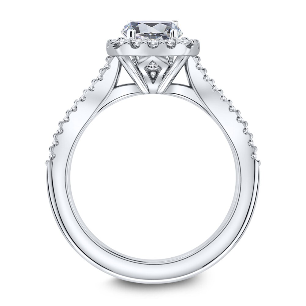 Scott Kay Diamond Ring Setting 1/3 ct tw Round 14K White Gold 3cEuL8WH Scott Kay Diamond Ring Setting 1/3 ct tw Round 14K White Gold 3cEuL8WH