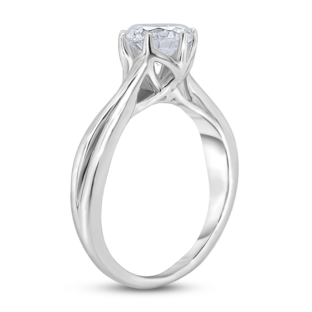 Diamond Solitaire Twist Engagement Ring 2 ct tw Round 14K White Gold (I2/I) 3pYIjUlF Diamond Solitaire Twist Engagement Ring 2 ct tw Round 14K White Gold (I2/I) 3pYIjUlF