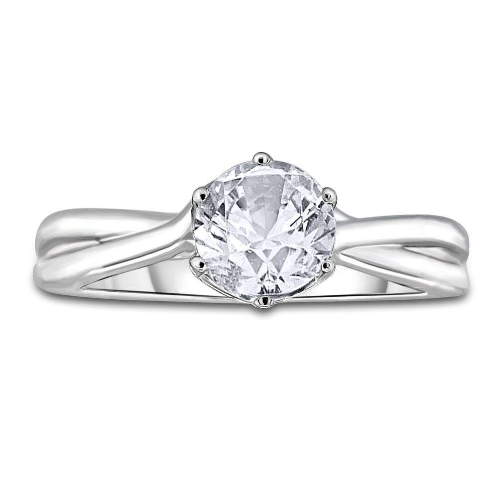 Diamond Solitaire Twist Engagement Ring 2 ct tw Round 14K White Gold (I2/I) 3pYIjUlF Diamond Solitaire Twist Engagement Ring 2 ct tw Round 14K White Gold (I2/I) 3pYIjUlF