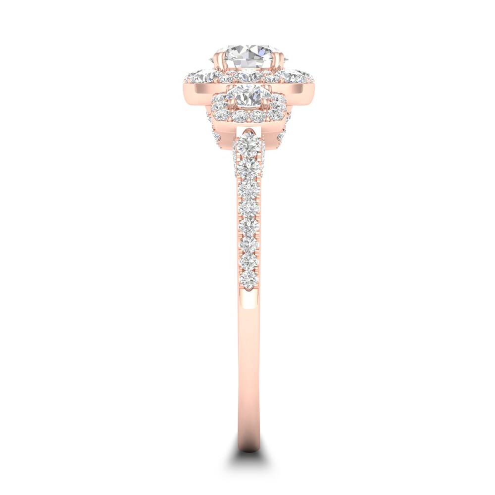 Diamond Ring 1 ct tw Round-cut 14K Rose Gold 3rTGmY91 Diamond Ring 1 ct tw Round-cut 14K Rose Gold 3rTGmY91