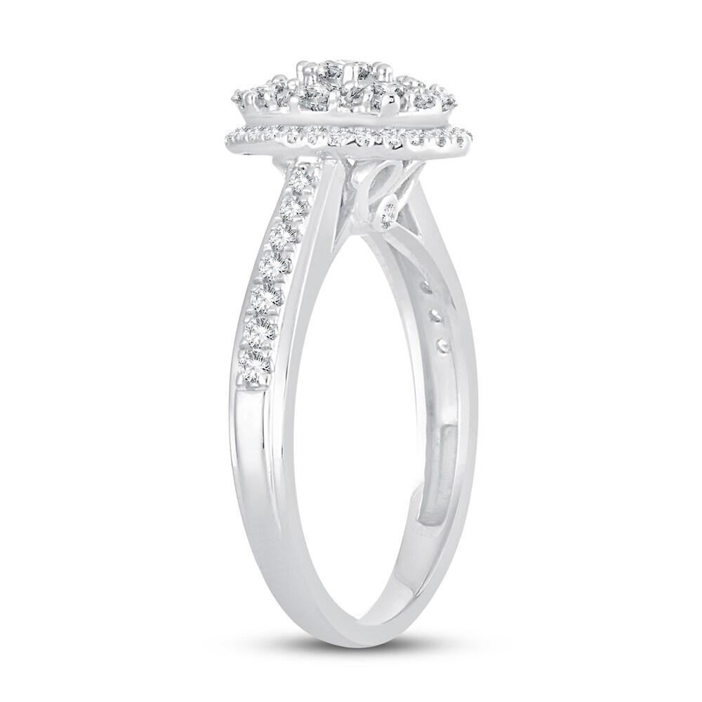 Diamond Ring 7/8 ct tw Round-cut 14K White Gold 488nw6RU Diamond Ring 7/8 ct tw Round-cut 14K White Gold 488nw6RU