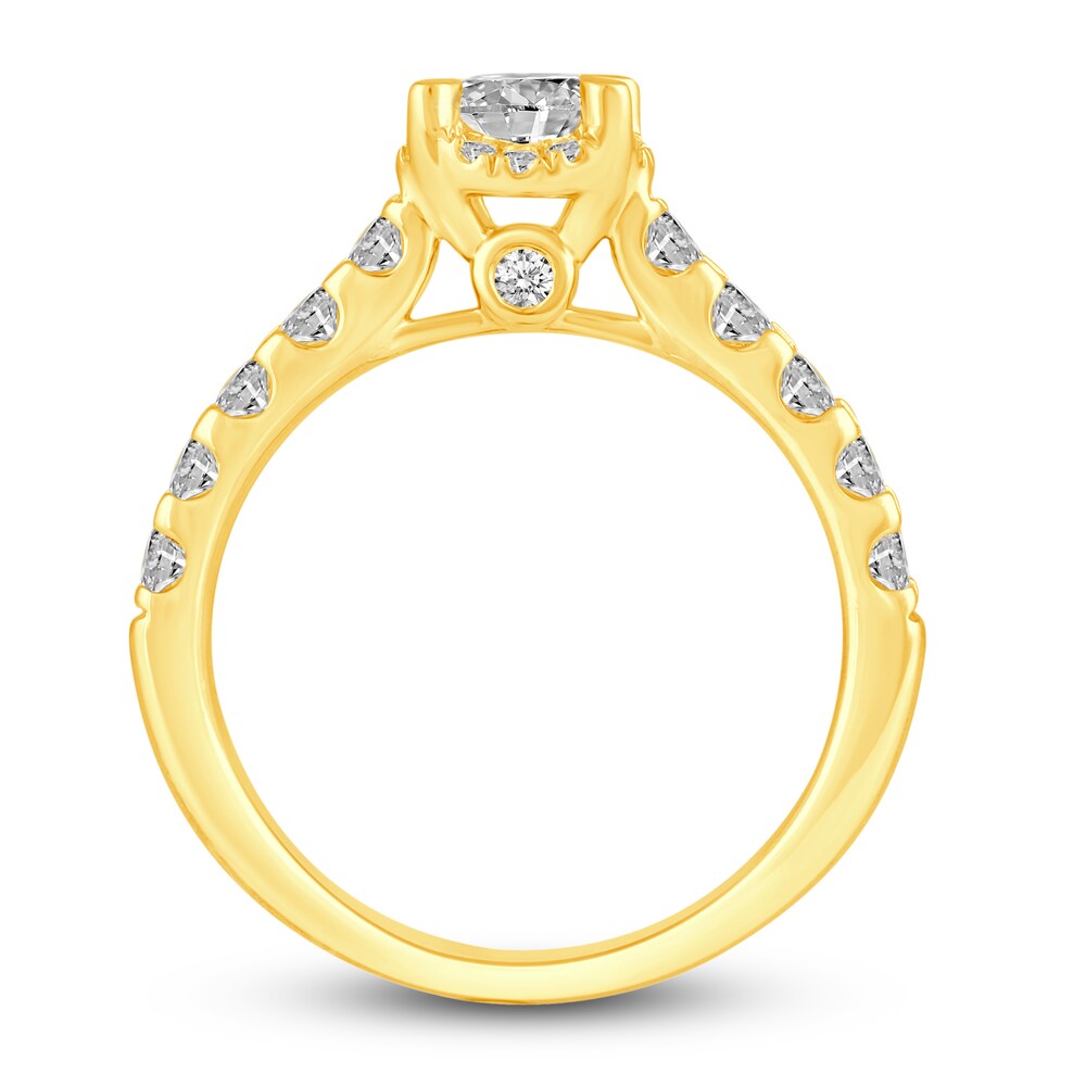 Diamond Bridal Set 2-1/8 ct tw Round 14K Yellow Gold 4I4GqNgu Diamond Bridal Set 2-1/8 ct tw Round 14K Yellow Gold 4I4GqNgu