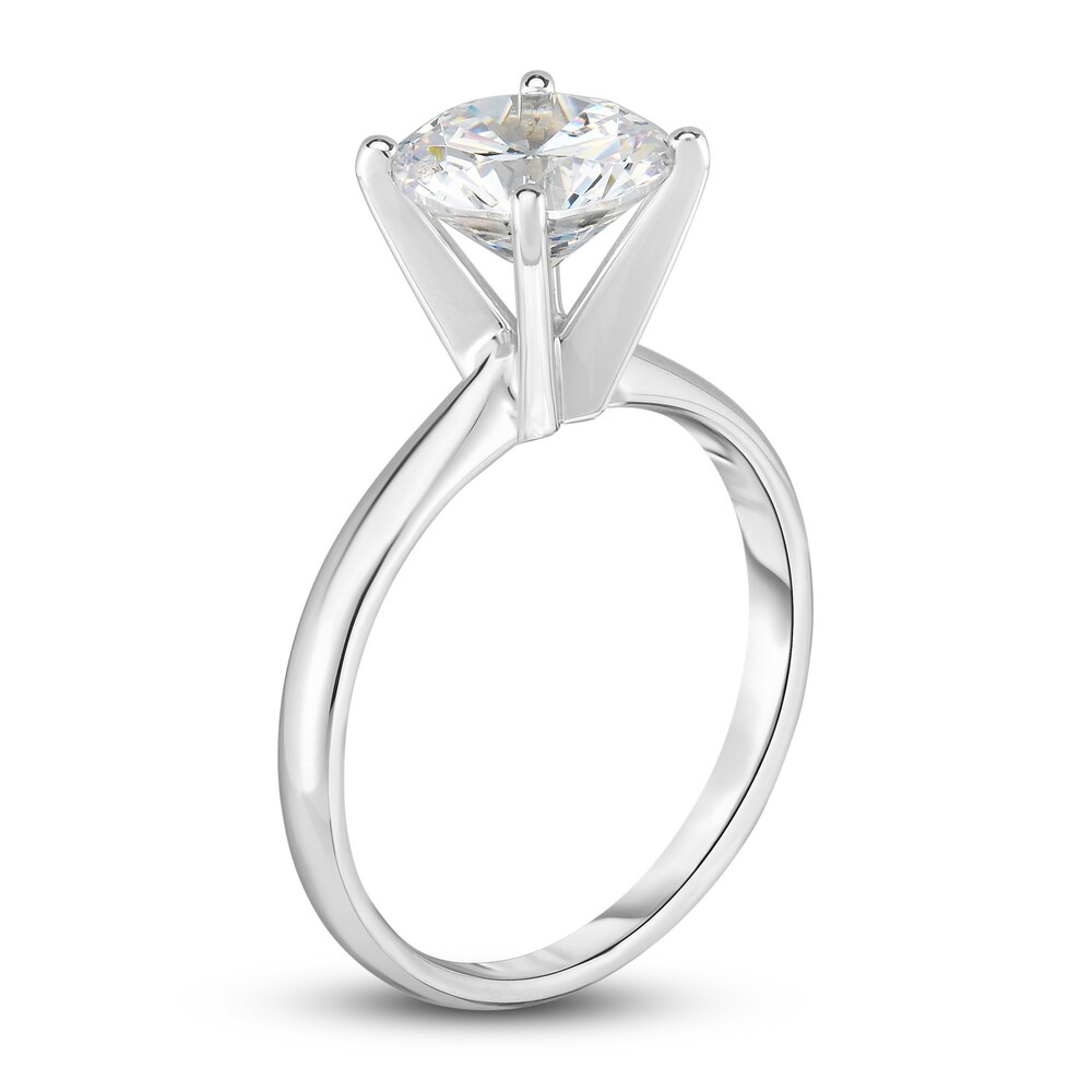Diamond Solitaire Engagement Ring 1 ct tw Round 14K White Gold (I2/I) 5XkC1sZb Diamond Solitaire Engagement Ring 1 ct tw Round 14K White Gold (I2/I) 5XkC1sZb