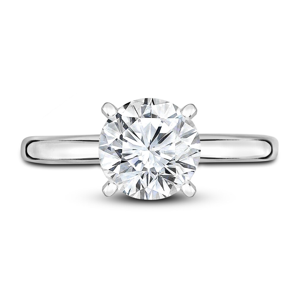 Diamond Solitaire Engagement Ring 1 ct tw Round 14K White Gold (I2/I) 5XkC1sZb Diamond Solitaire Engagement Ring 1 ct tw Round 14K White Gold (I2/I) 5XkC1sZb