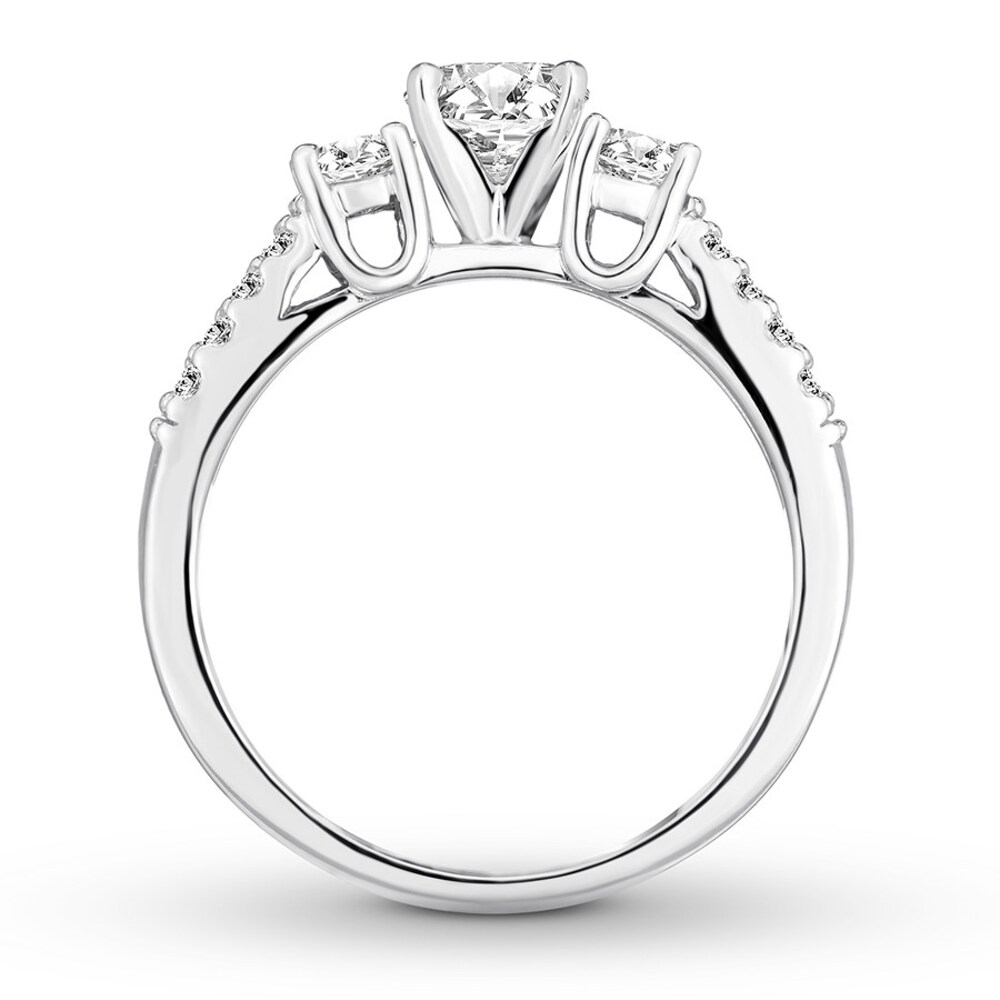 Diamond Engagement Ring 7/8 ct tw Round-cut 14K White Gold 61iD3ygJ Diamond Engagement Ring 7/8 ct tw Round-cut 14K White Gold 61iD3ygJ