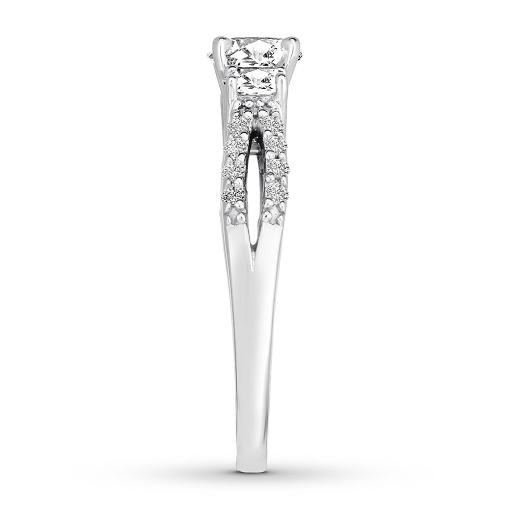 Diamond Engagement Ring 7/8 ct tw Round-cut 14K White Gold 61iD3ygJ Diamond Engagement Ring 7/8 ct tw Round-cut 14K White Gold 61iD3ygJ