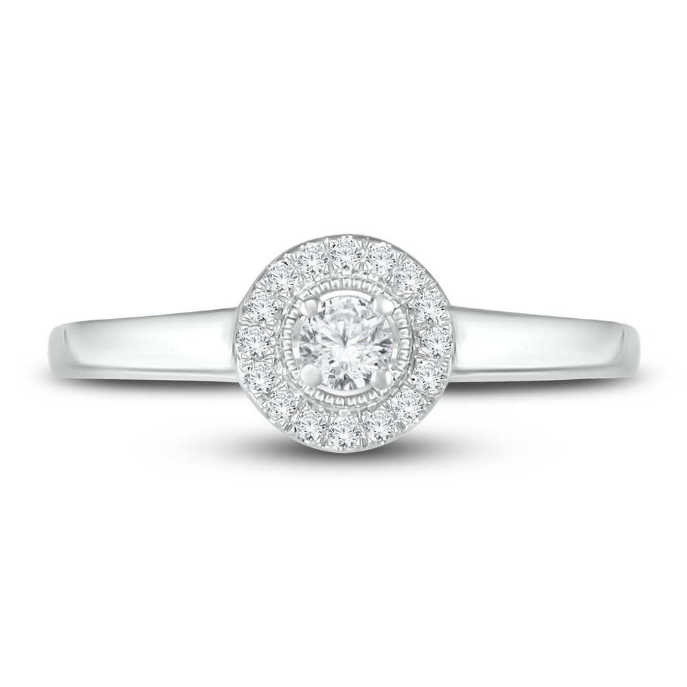 Diamond Promise Ring 1/5 ct tw Round Sterling Silver 67dkuPok Diamond Promise Ring 1/5 ct tw Round Sterling Silver 67dkuPok