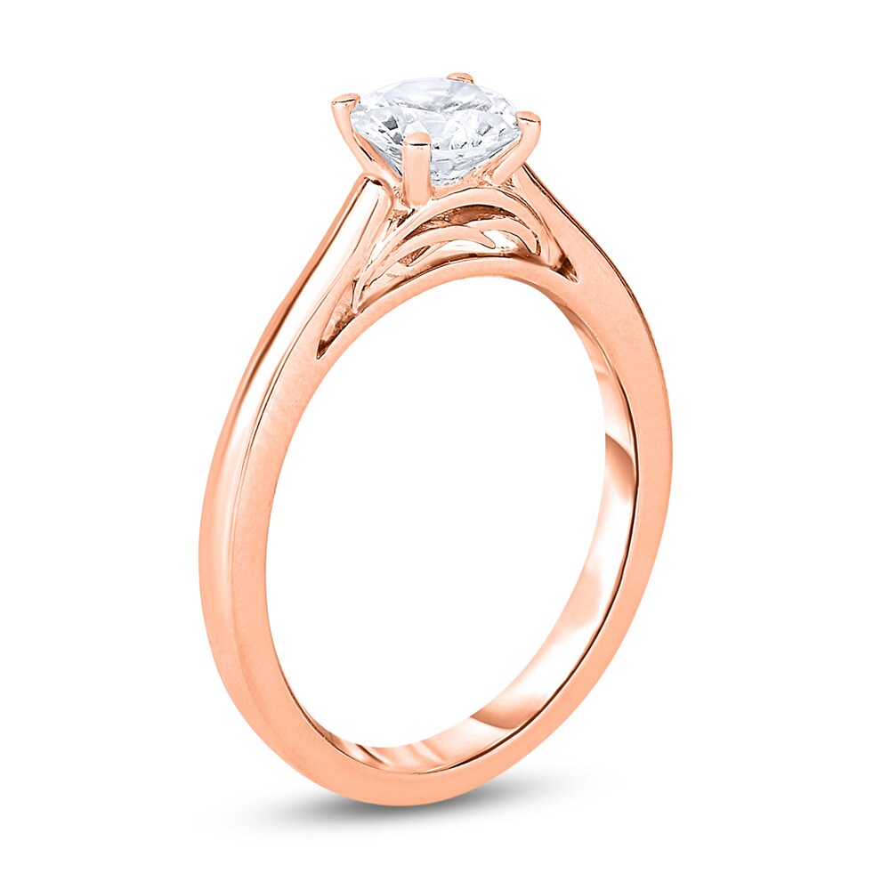 Diamond Solitaire Engagement Ring 3/4 ct tw Round 14K Rose Gold (I2/I) 68PkE9HI Diamond Solitaire Engagement Ring 3/4 ct tw Round 14K Rose Gold (I2/I) 68PkE9HI