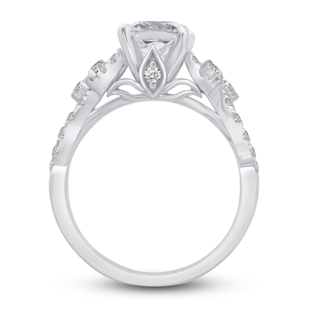 Diamond Engagement 2-1/2 ct tw Cushion 14K White Gold 6G3i8Cfa Diamond Engagement 2-1/2 ct tw Cushion 14K White Gold 6G3i8Cfa