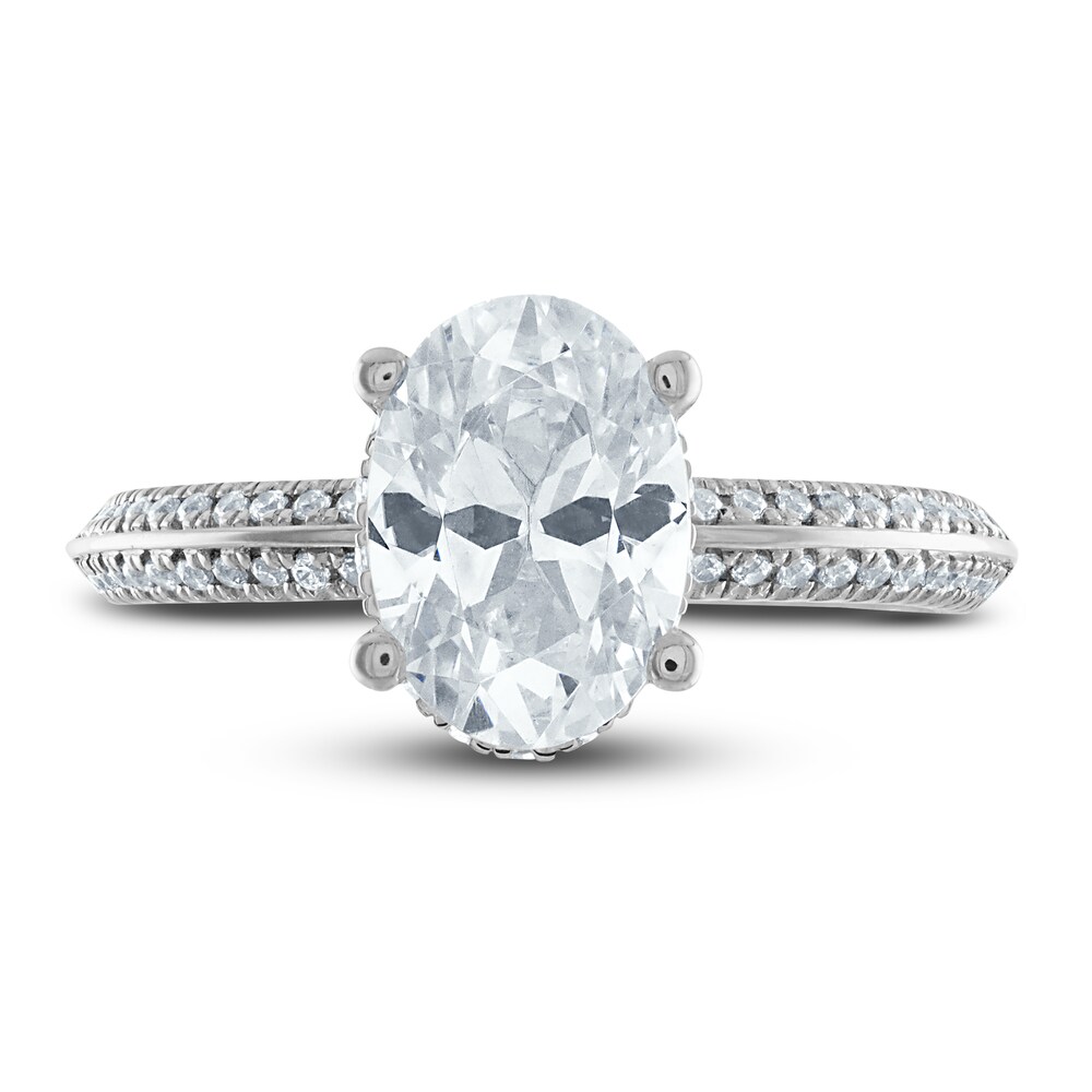 Vera Wang WISH Diamond Engagement Ring 2-1/4 ct tw Oval 18K White Gold 6KWvygty Vera Wang WISH Diamond Engagement Ring 2-1/4 ct tw Oval 18K White Gold 6KWvygty