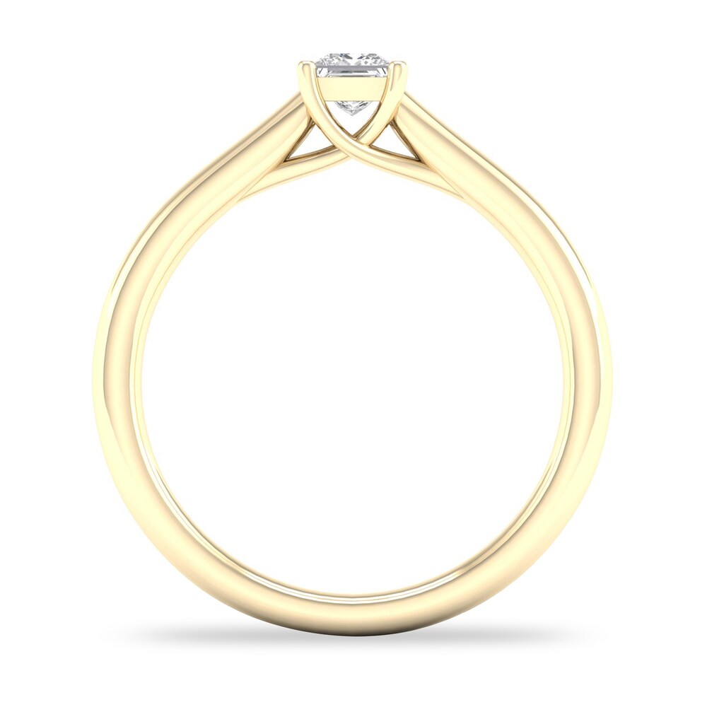 Diamond Solitaire Ring 1/4 ct tw Princess-cut 14K Yellow Gold (SI2/I) 6MttTl5m Diamond Solitaire Ring 1/4 ct tw Princess-cut 14K Yellow Gold (SI2/I) 6MttTl5m