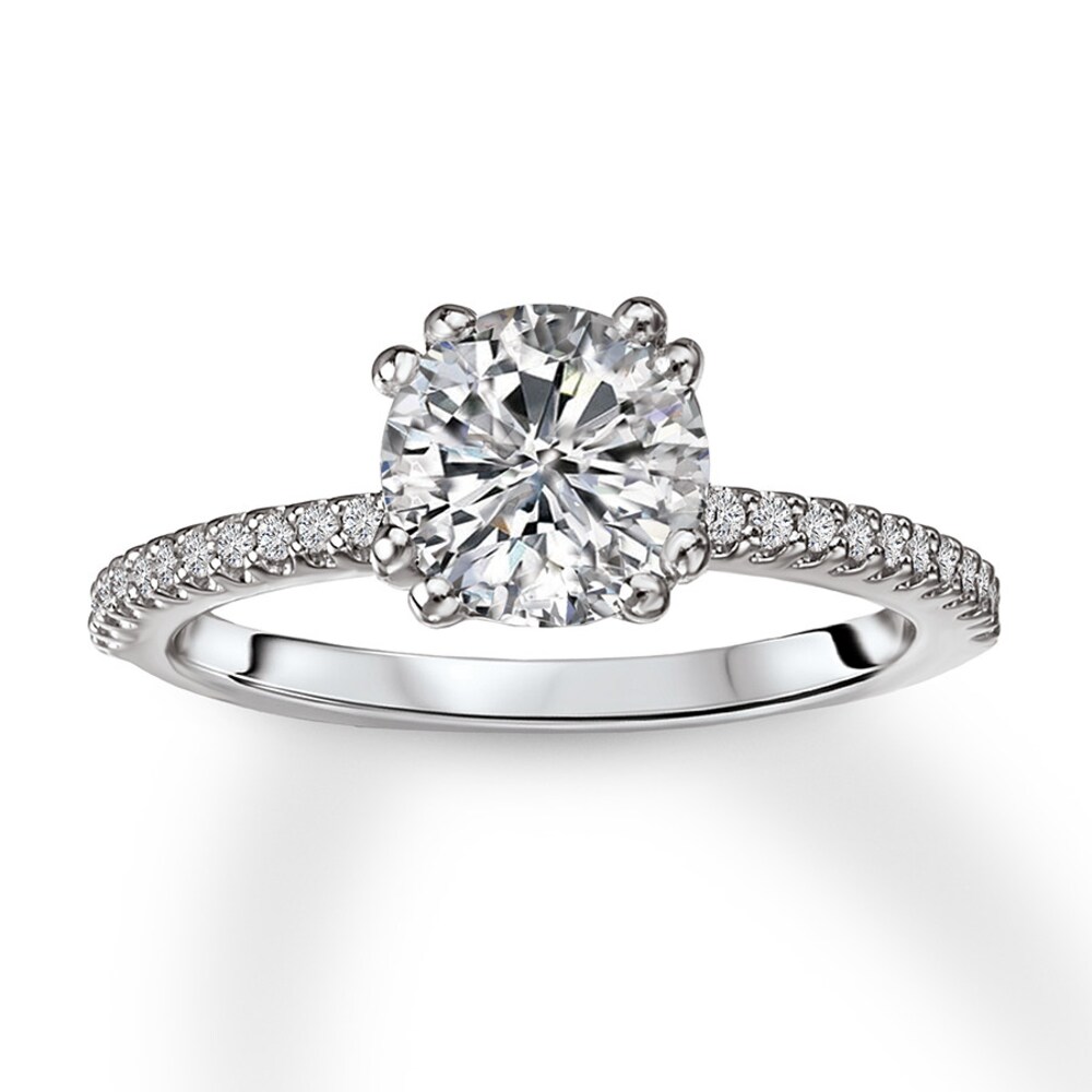 Diamond Engagement Ring Setting 1/6 ct tw Round 14K White Gold 6dHUVHyv Diamond Engagement Ring Setting 1/6 ct tw Round 14K White Gold 6dHUVHyv