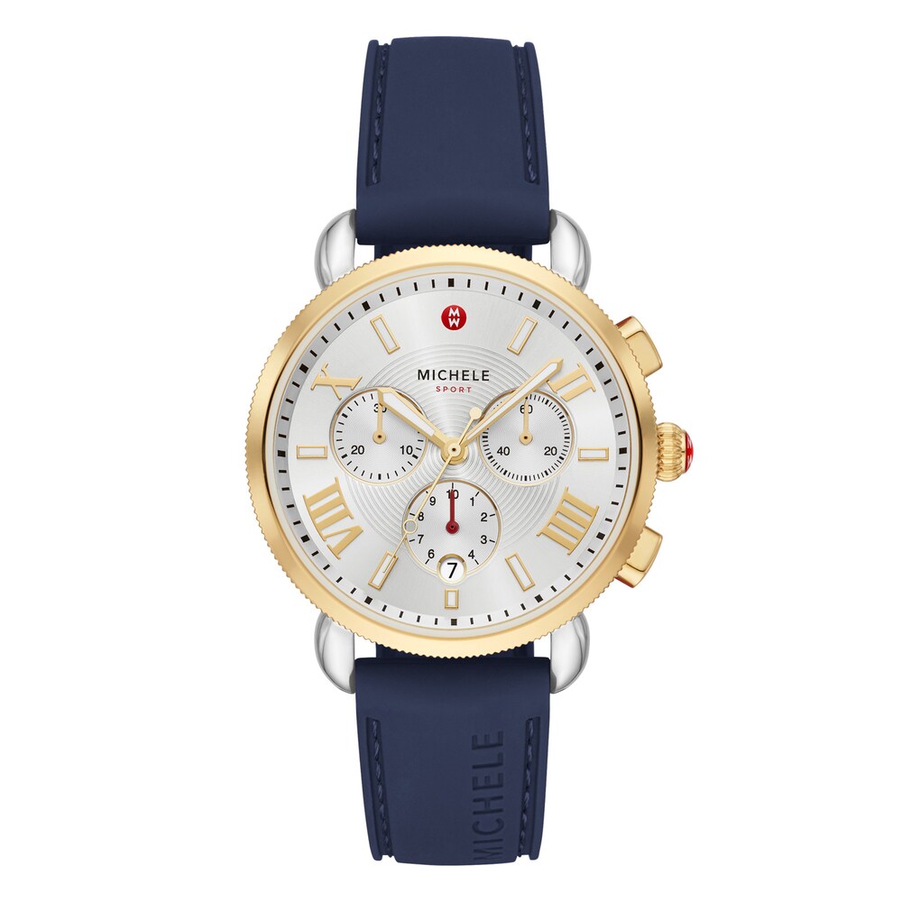 MICHELE Sporty Sport Sail Women's Chronograph Watch MWW01P000019 6nRrLjx8 MICHELE Sporty Sport Sail Women's Chronograph Watch MWW01P000019 6nRrLjx8