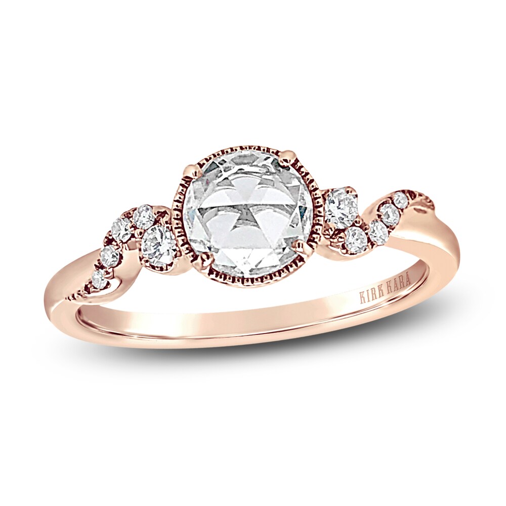 Kirk Kara Diamond Engagement Ring 1/2 ct tw Rose-cut 14K Rose Gold 6qJxMLzc Kirk Kara Diamond Engagement Ring 1/2 ct tw Rose-cut 14K Rose Gold 6qJxMLzc